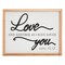 Wooden Farmhouse Style Christian Wall Decor Sign, John 15:12 Bible Verse, Love One Another As I Have Loved You (12x15 inch)